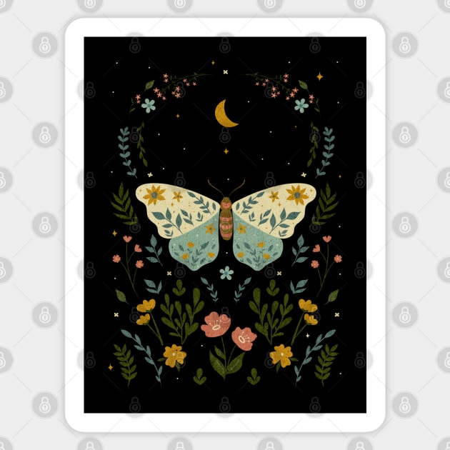 Boho Butterfly Sticker by Pith & Vinegar